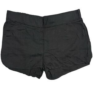 Kirra Lightweight Black Rayon Shorts